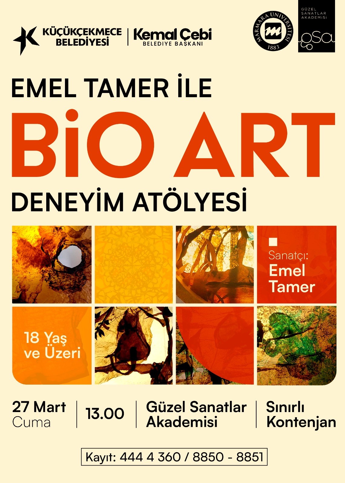 Emel Tamer İle Bio Art Deneyim Atölyesi